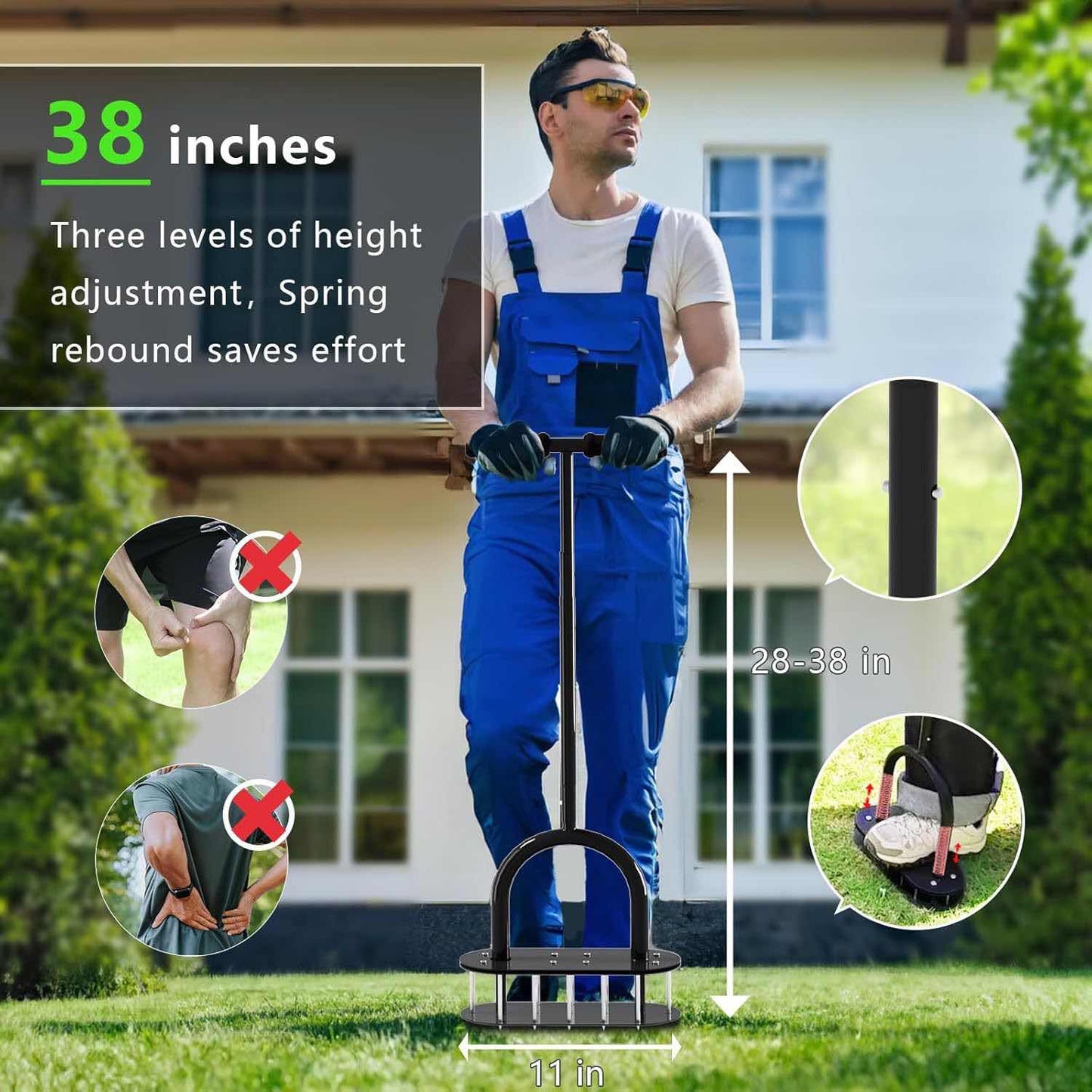 Noru Lawn Aerator 2-in-1 Tool™